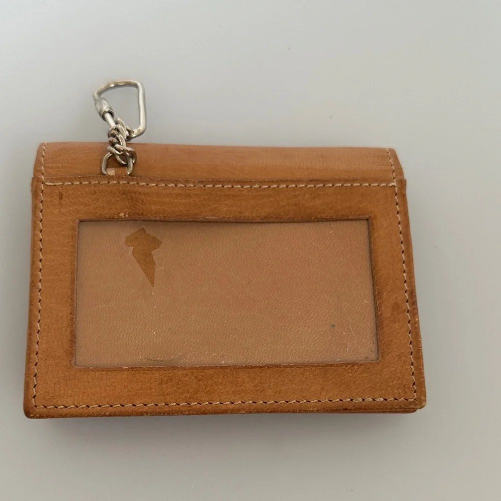 Kate Spade Brown Leather Key Holder made in italy